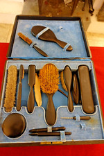 valise nécessaire de toilette ancienne