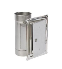 Acier Inoxydable Cheminée 90