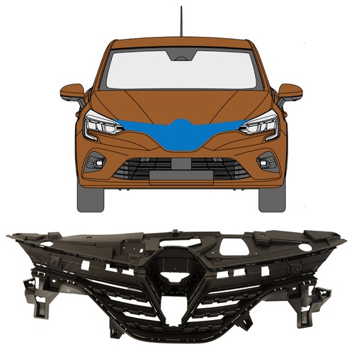 Grille calandre pour - grille, de