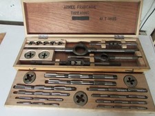 Grand Coffret de tarauds et filières de l'armée française.