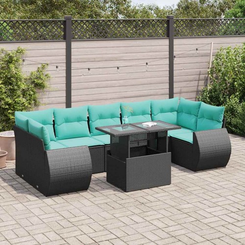 Salon jardin avec coussins - salon,