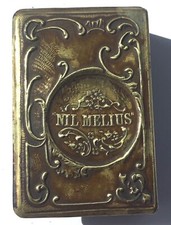 ANCIENNE BOITE ALLUMETTES NIL MELIUS PYROGENE OLD MATCHBOX MATCHSTRIKER 1900