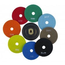 Diamant Blocs de Ponçage 100mm M14 Réglage Pierre Marbre Granit. Klettaufnahme