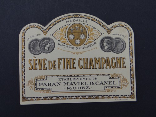 Ancienne étiquette seve - ancienne,