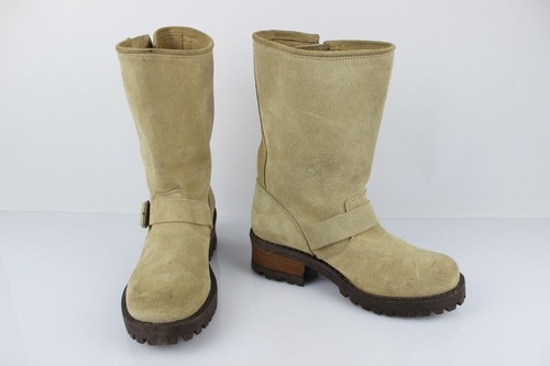 Texto bottines motard daim - bottines,