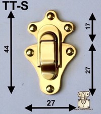 Fermoir TT-S laiton massif Luxe malle vintage louis vuitton goyard trunk brass
