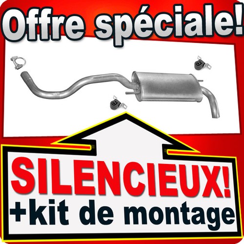 Silencieux arriere pour - pour, vw