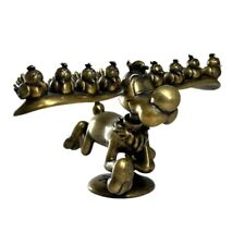 Figurine Boule et Bill Bronze Bill et les mésanges 65 ans Roba Pixi 5509