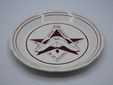 ASSIETTE EN FAIENCE LOGE JEROME BONAPARTE ORIENT DE LA MALMASION