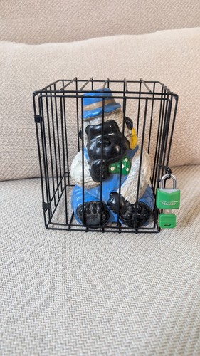 Tirelire gorille cage - tirelire,