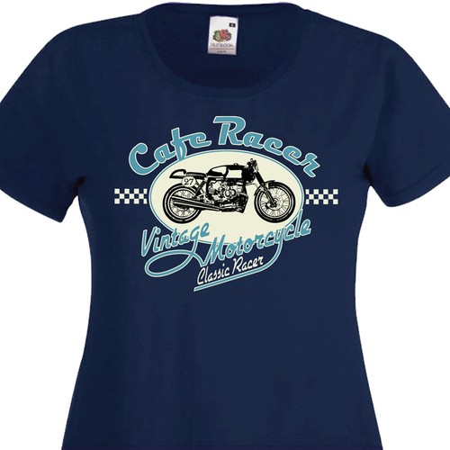 Shirt femme cafe racer bmw - cafe,