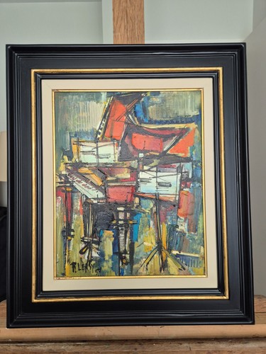Tableau huile sur toile signé - huile,