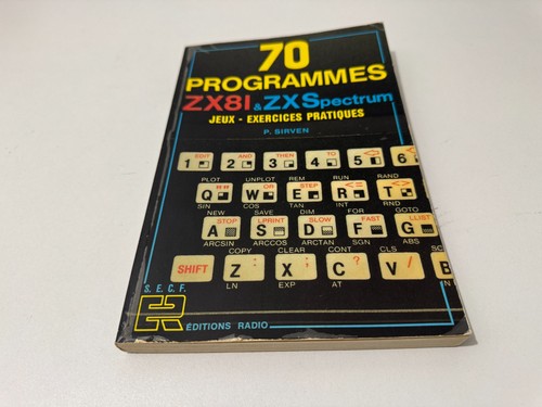 Livre programmes zx - 70, &