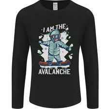 Snowboard I Am The Avalanche Drôle Hommes T-Shirt