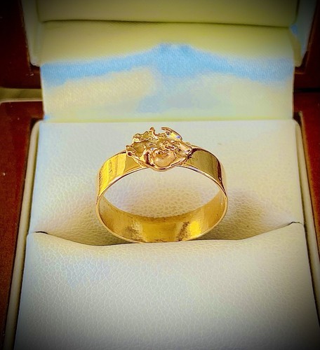 Bague artisanale or - artisanale,