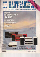 LE HAUT-PARLEUR N°1749 CONVERTISSEUR 12V/220V / OSCILLOSCOPE UNAOHM G4030