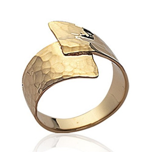 Bague martelée femme - ,