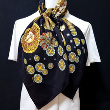 RARE VINTAGE foulard en soie