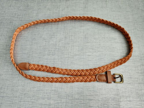 Ceinture tressée marron 110