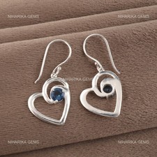 Rond Naturel Topaze Bleu