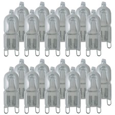 20 X RADIUM Halogène Ampoules À Douille G9 20W Clair 235lm Chaud 2700K Dimmable
