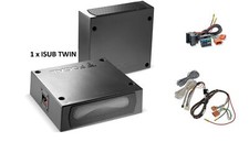 Focal À L'Intérieur Isub Twin + cablaggi Plug Et Play VW Double Caisson Passif U