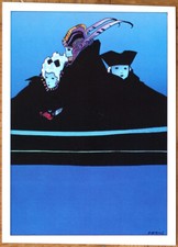 MOEBIUS • FABLE DE VENISE • CARTE POSTALE BD • AEDENA 1984