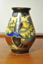 Vase en faience céramique belge Bergen Belgique