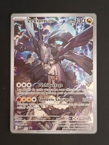 Carte pokemon promo zekrom - pokemon,