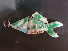 Ancien Pendentif Poisson Koi