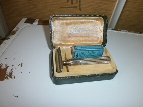 Vintage rasoir blue gillette - vintage,