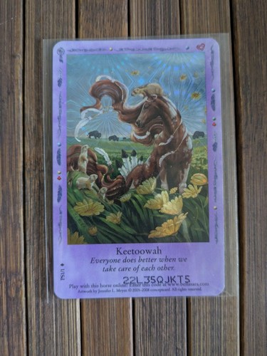 Keetowah bella sara - sara, card