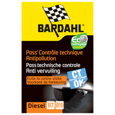 Bardahl Pass Contrôle Technique Diesel - Décrassant moteur 5 en 1 + stop fumées