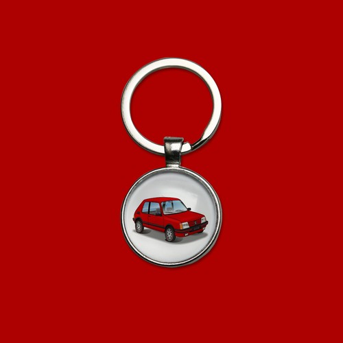 Porte clés peugeot 205 gti - peugeot,