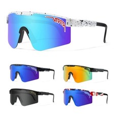 Lunettes de Soleil UV400 Coupe-Vent Unisexe Sport Velo Homme Femme Nouveau Style