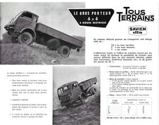 SAVIEM LRS - R.4152 4x4 / catalogue brochure dépliant prospectus