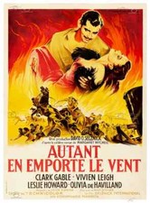AUTANT en EMPORTE le VENT Rqmj-POSTER HQ 45x60cm d'une AFFICHE VINTAGE