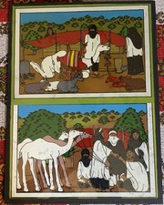 Art africain tableau peinture - art,