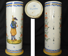 Grand vase rouleau - Faïence