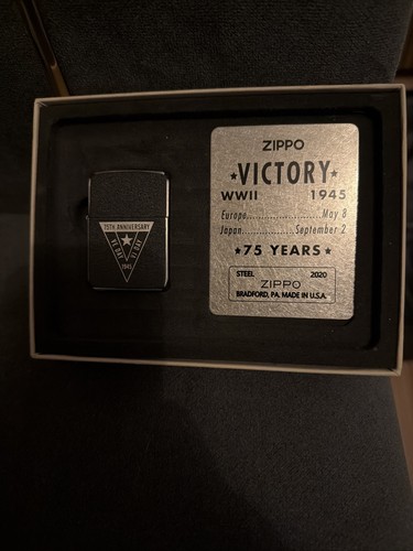 Zippo victory wwii 75th - wwii,