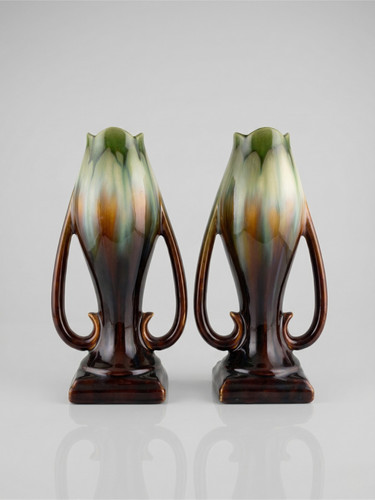 Paire vases art - de,