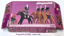 Playmobil 5580 Parade de soldats en boîte VIDE Maison 5300 Belle époque 1900