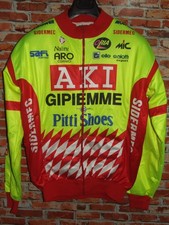 Aki Gipiemme Nalini Maillot Vélo Veste Cyclisme Polaire Synthétique Tg. 3XL