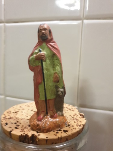 Ancien santon creche - creche, noel