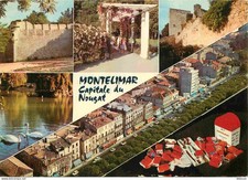 26 - Montélimar - Multivues - Nougat - Borne kilométrique Nationale 7 - CPM - Vo