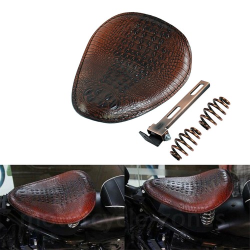 Marron crocodile solo selle - marron,