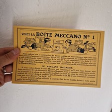 MECCANO  feuillet   "  VOICI