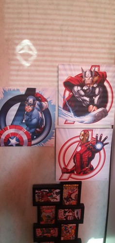 Tableaux décorations avengers - tableaux,