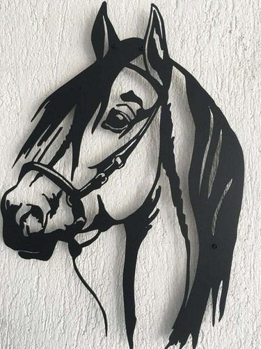 Art mural tête cheval - art,
