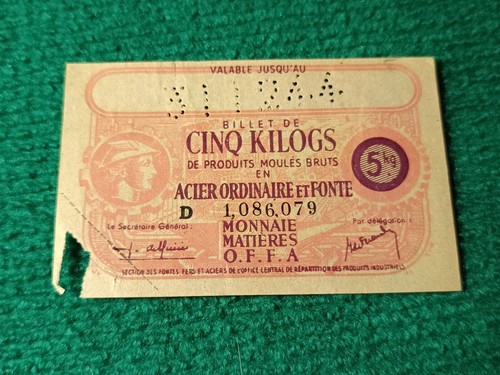 BILLET DE 5 KG D'ACIER